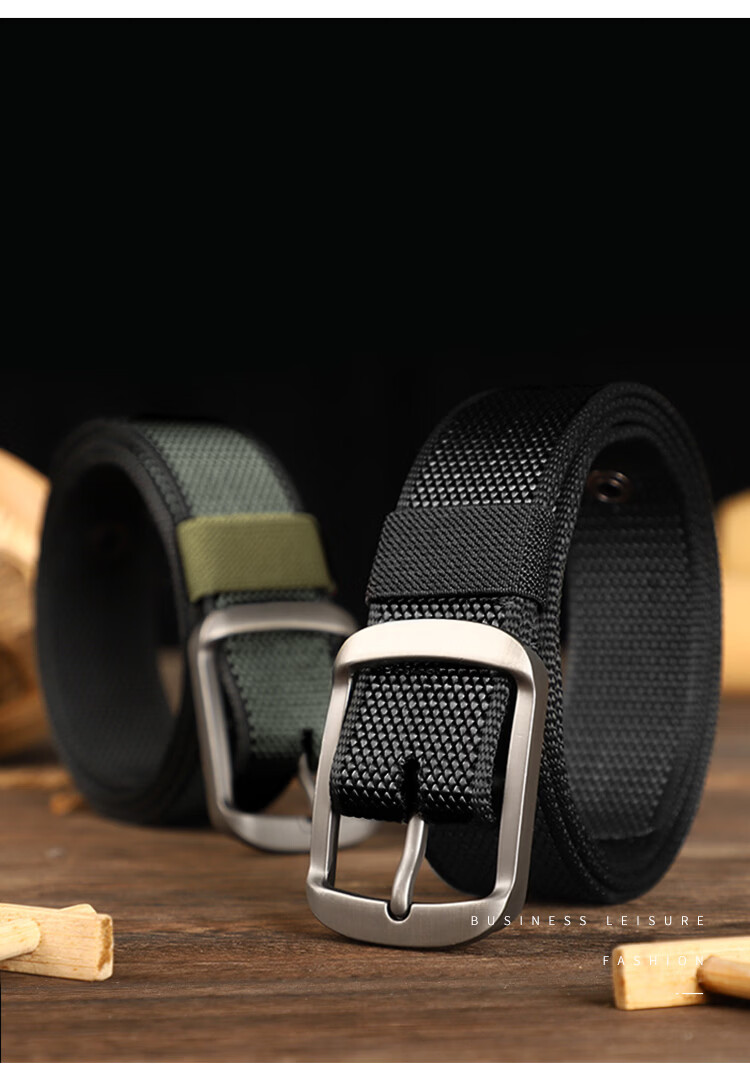 LUCKY LION Men's Leather Pin Buckle Casual Belt Gift for Men 2288 1