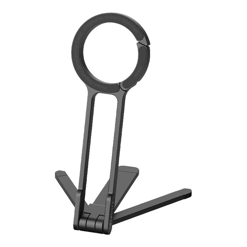 Ulanzi MA30 Carabiner Mount Phone Photography Tripod Double-Sided Magnetic iPhone 20 Selfie Stick Travel Photo Mobile Phone Holder Portable Live Streaming Accessory