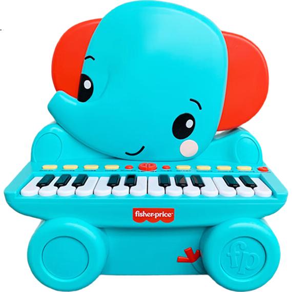 Пианино Fisher-Price "Слоник" F6616, развивающая музыкальная игрушка