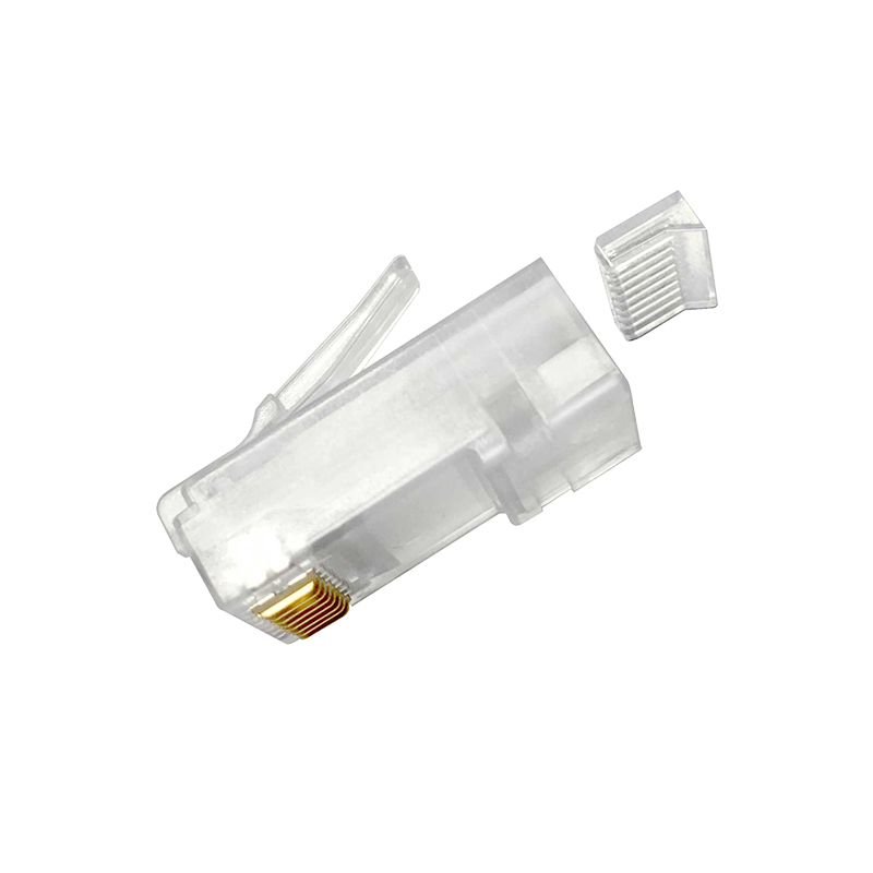 COMMSCOPE Cat6A/Cat6 Unshielded RJ45 Connector Compatible with 26-23 AWG Wires, 100pcs/Pack, Model 6-2843007-1
