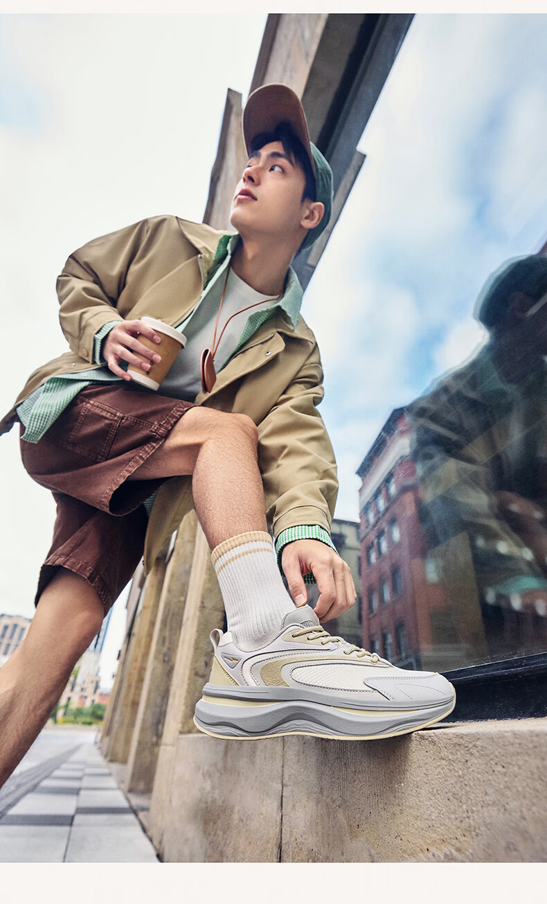 ERKE 2026 New Comfortable Thick-Soled Dad Sneakers Soft Elastic Versatile Casual Shoes Wei Yang 3 26