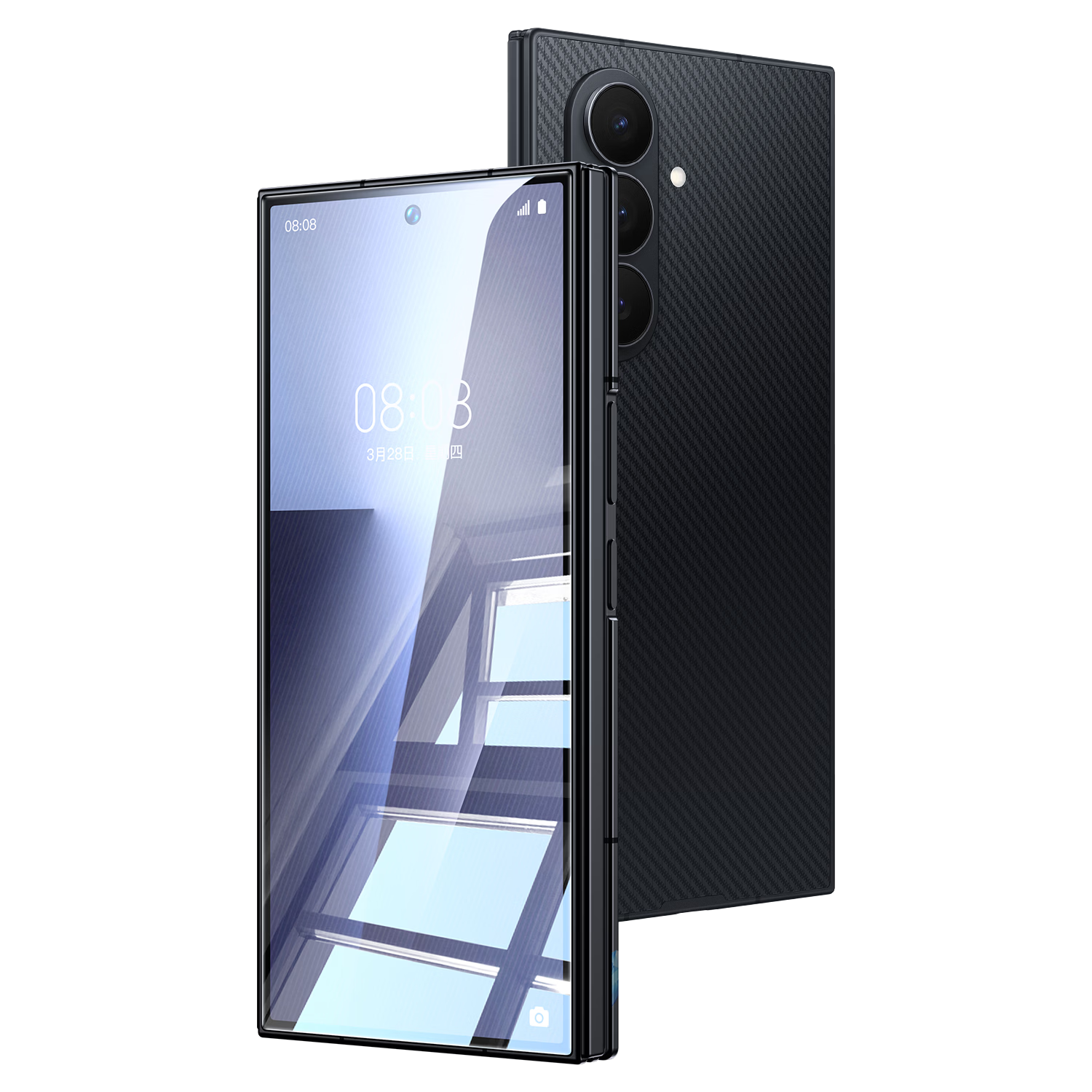 BIAZE [Triple Enhanced] Screen Protector for Samsung Z Fold, Full Coverage Tempered Glass Film for W26/Z Fold 7, Shatterproof, Anti-Scratch, Anti-Fingerprint Protective Film JM1078
