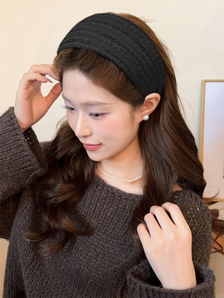 Xiangwan 2-Piece Wide Headband Hair Clips Non-Slip Teeth Face Washing Hairband Bangs Hairpin Hair Accessories for Women 5