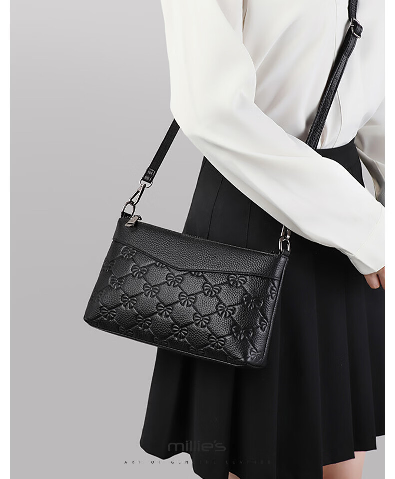 Millies Leather Women's Crossbody Bag Luxury Shoulder Bag Mom Bag Birthday Gift for Girlfriend Wife 3