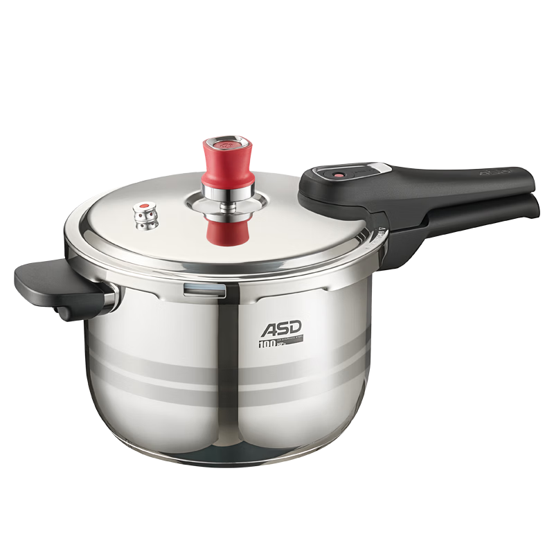 ASD Pressure Cooker 100KPa Household Pressure Cooker 304 Stainless Steel Explosion-Proof 4L Induction Cooker Compatible YS20A9WG