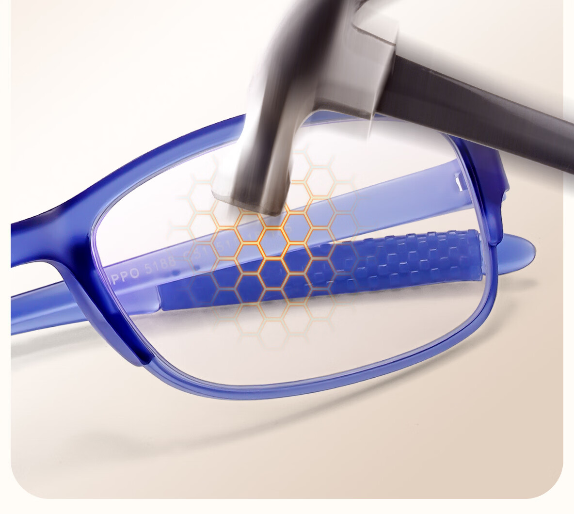 ZIPPO USA Anti-Blue Light Reading Glasses Unisex High-Definition Protective Imported Lens Portable Genuine Ultra-Light 5188 Blue 200 Degree 7
