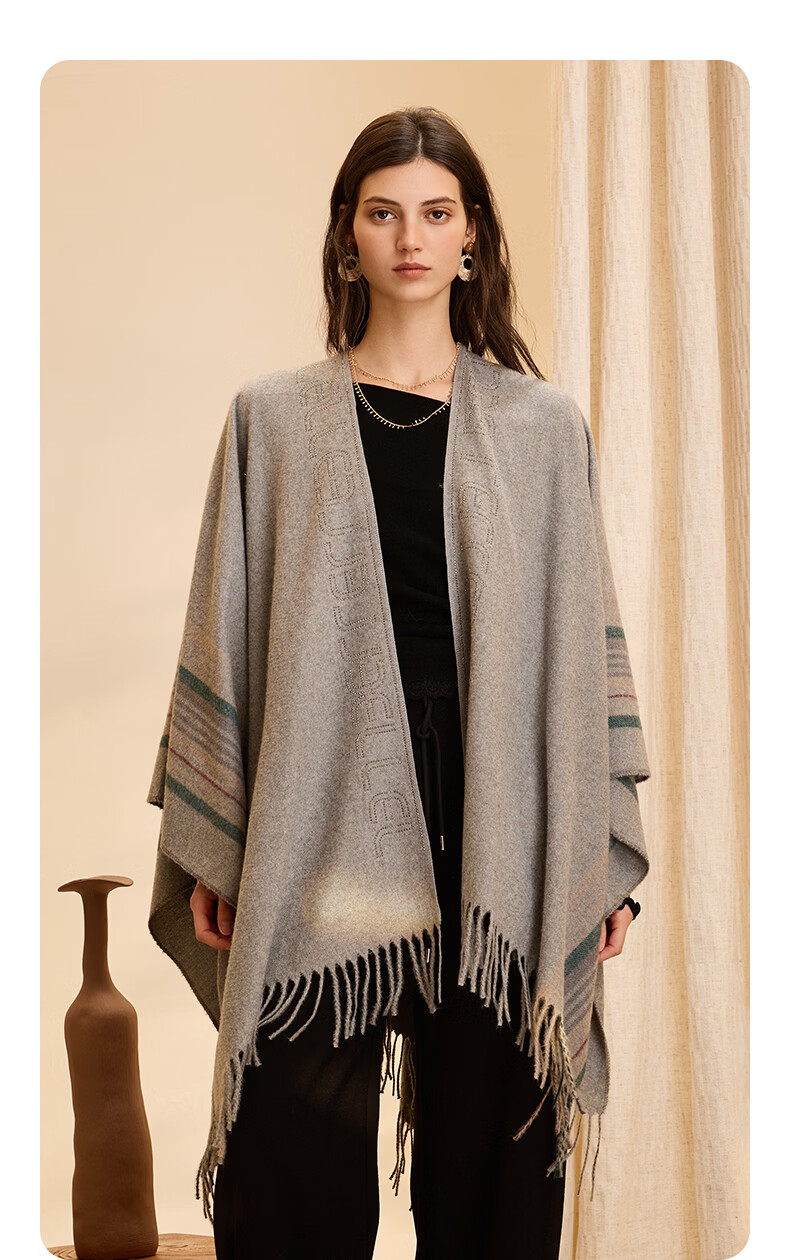 ELLE Women's Warm Shawl Office Essential Summer Air Conditioning Room Nap Travel Gift for Girlfriend 17