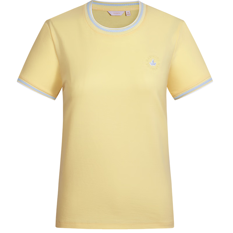 Navigare Italian Small Sailboat Antibacterial Short Sleeve T-Shirt Women 2026 New Mosquito Repellent Casual Crew Neck Top 2325506501