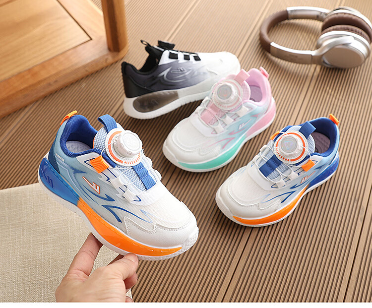 Warrior Kids Running Shoes New Boys Girls Sports Sneakers WZ(CL)-2025 Navy Blue White Size 33 1
