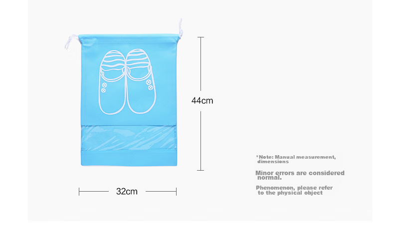 Siwangongli Shoe Storage Bag, Drawstring Closure, Organizing Shoe Bag, Non-Woven Fabric Bag, Shoe Cover, Travel Shoe Bag, SW1231 10