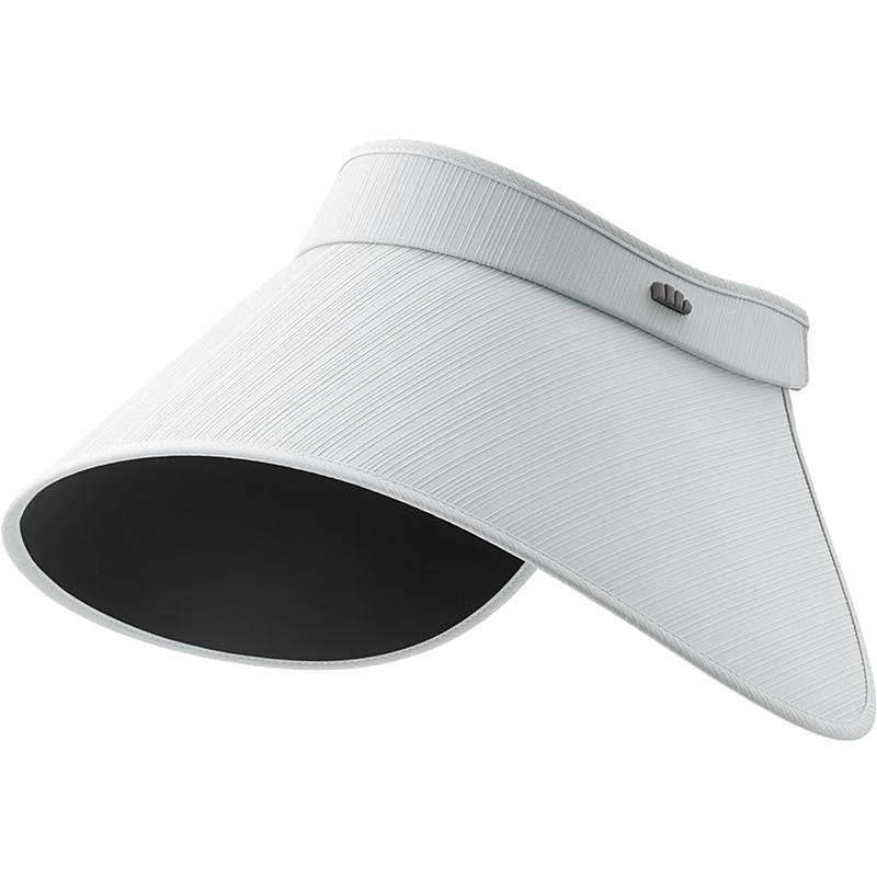 Beneunder Sun Hat with Wide Brim, Black Gel UV Protection Visor for Women, Full Face Sunshade Open-Top Hat BM563