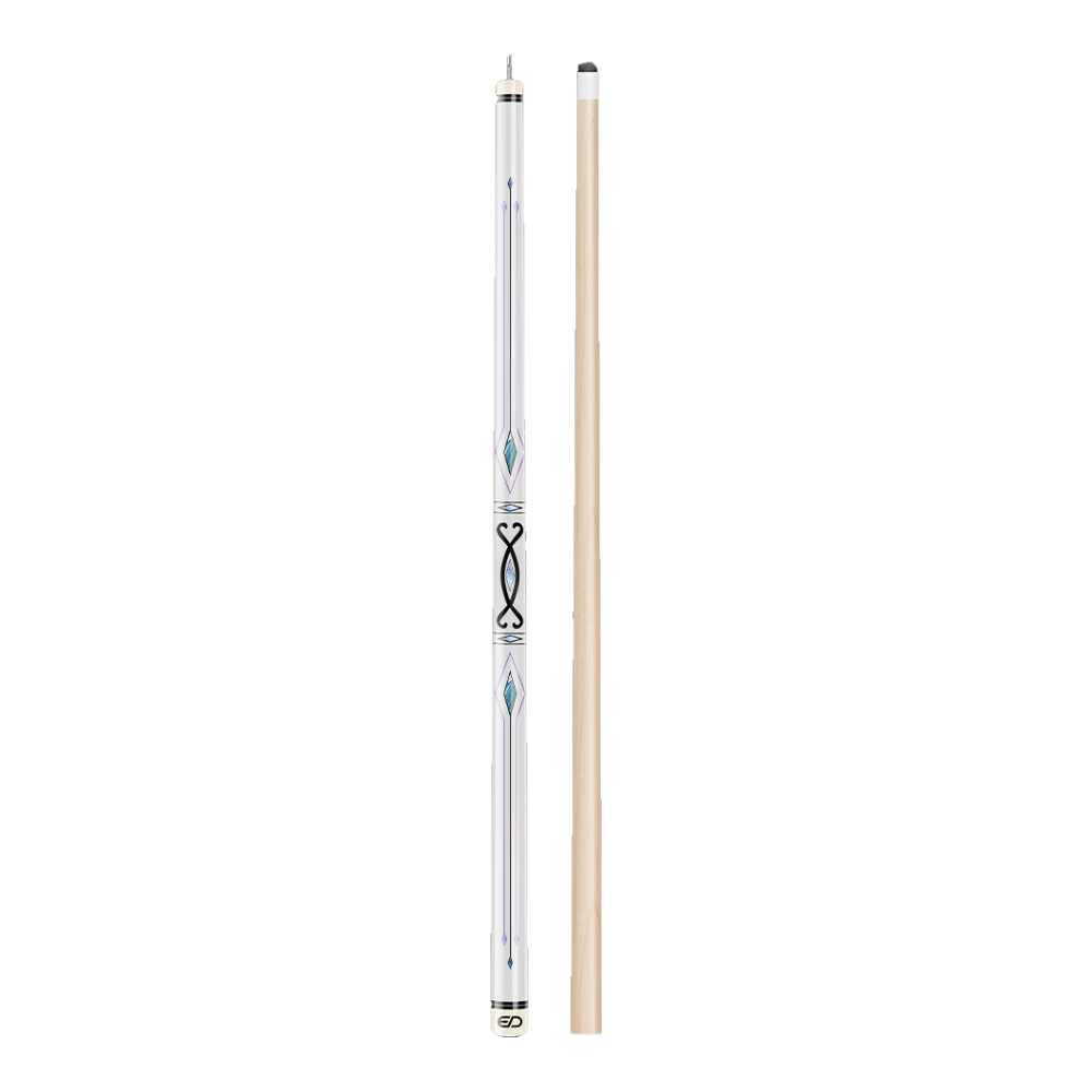WEISHIDUN Billiard Cue Mirror Head Large Tip Cue Beginner Public Cue Chinese Style Black 8 Nine Ball 13MM Unfinished Cue