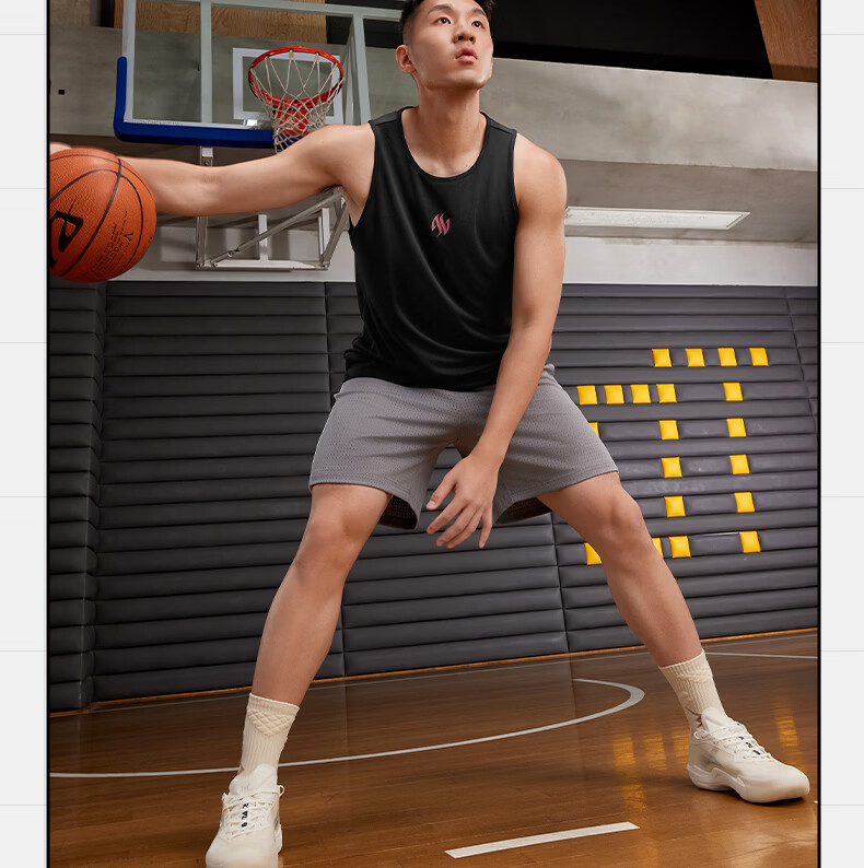361° Men's AG Spring Summer Sleeveless Quick-Dry Sports Vest Casual Basketball Running Fitness Shirt 652621503-3 15