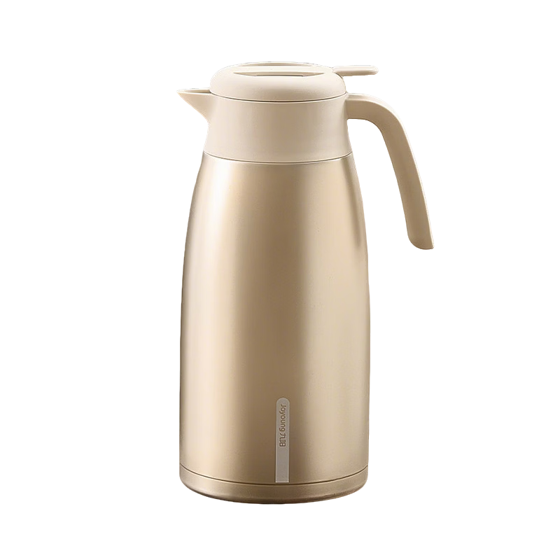 Joyoung Joyoung Insulated Bottle for Home And Office Use, Large Capacity Water Jug, Upgraded 99% Antibacterial Pure Titanium Temperature Lock Shield Thermos Flask 2.3L