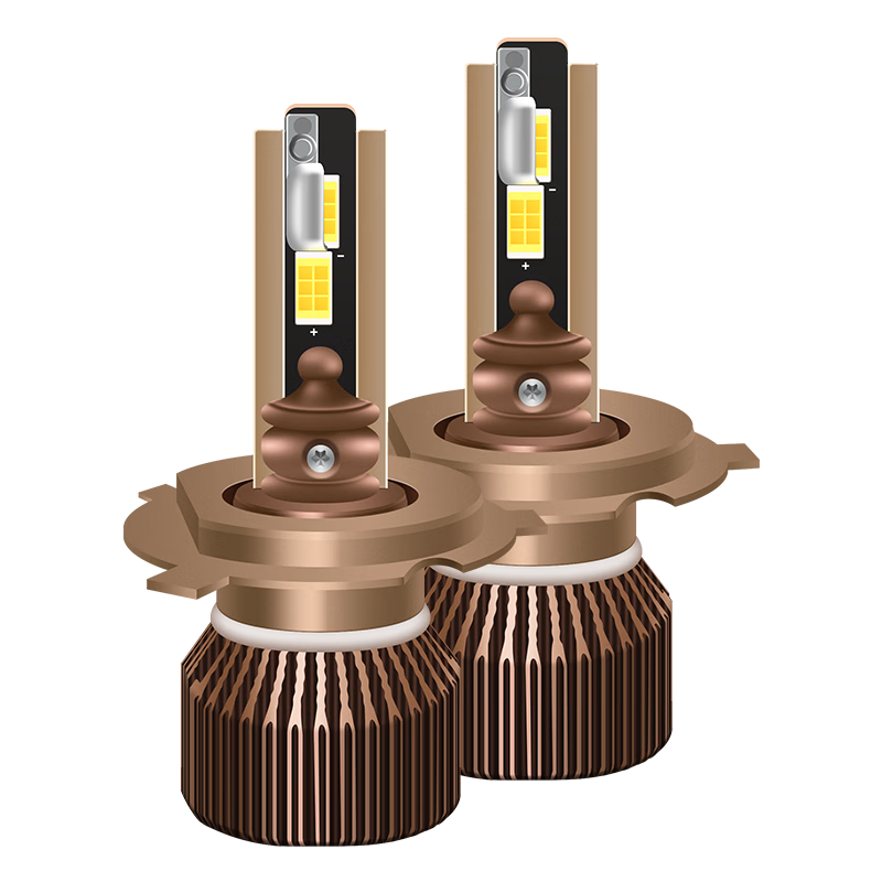 Cnlight 130W Automotive LED Headlights, High And Low Beam Integrated H4 Upgrade, Super Bright Laser H4/H19 Spotlight Bulb LED Light