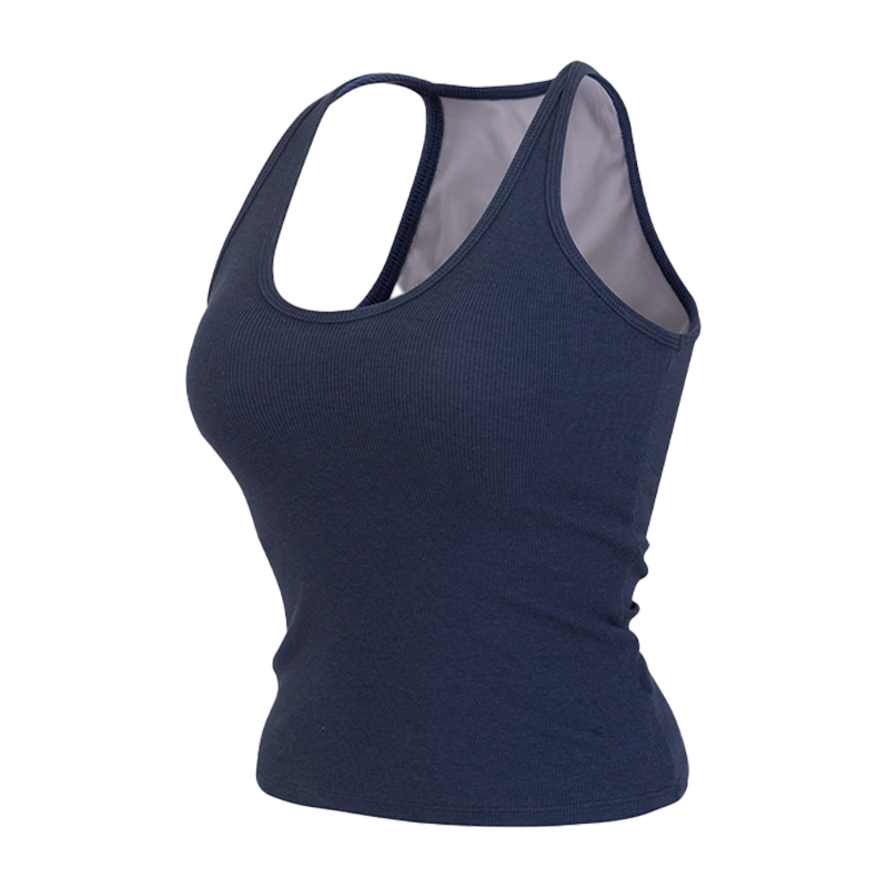 XUEXIMAN Women's Yoga Vest Sports Bra Summer Backless Shockproof One-Piece Pilates Training Fitness Bra