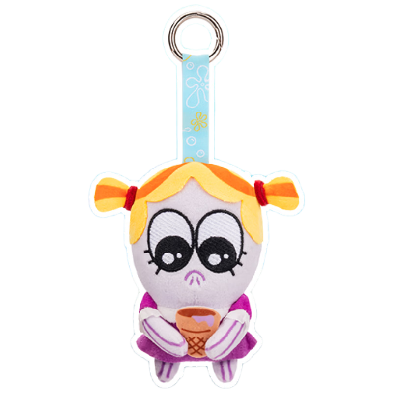 X11 SPACE [X11 SpongeBob Collaboration] Bikini Bottom Baby Fish Series Little Helen 10cm Keychain Gift Toy