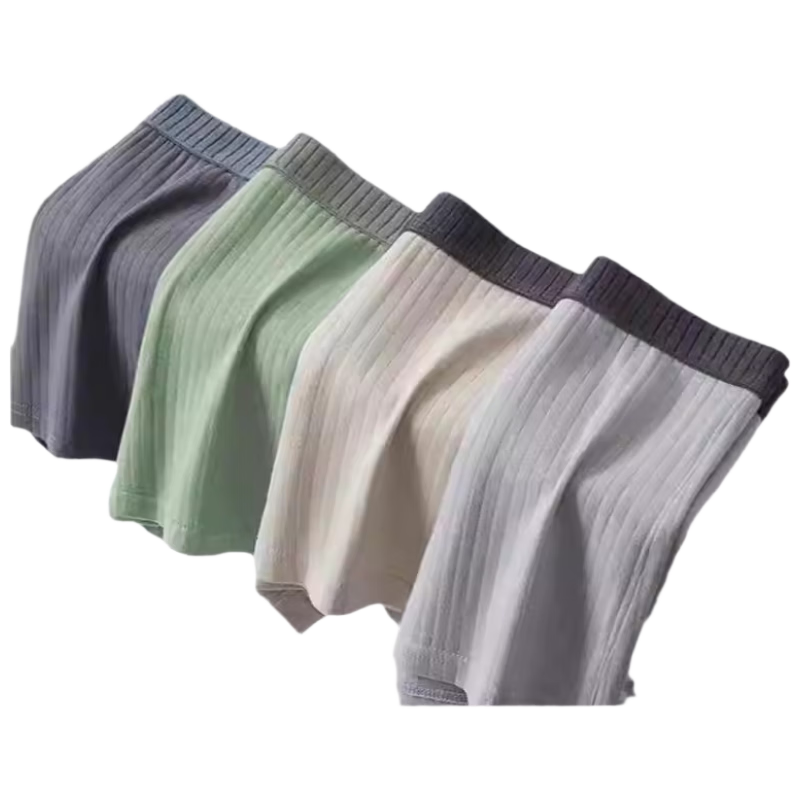 Dr. Chu Pure Cotton Disposable Men's Boxer Briefs Sterilized Wash-Free 5-Pack Travel Daily Use Mixed 4XL