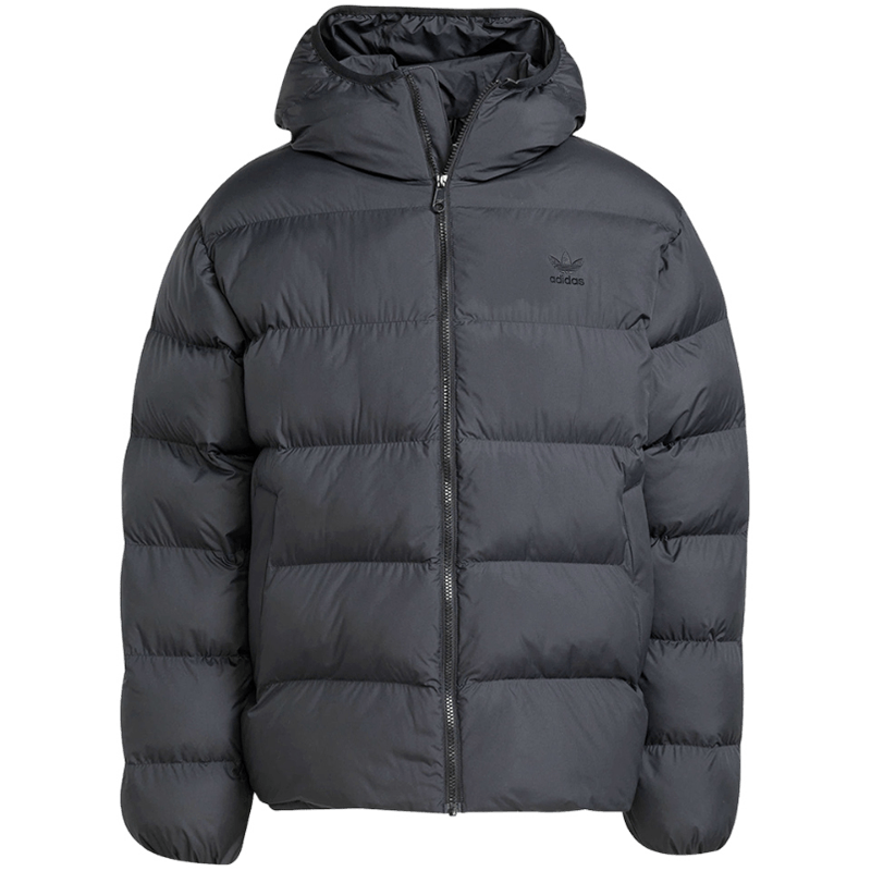 Adidas Originals Men's COMMERCIAL PUFF Short Puffer Jacket JX4123 Black 2XL