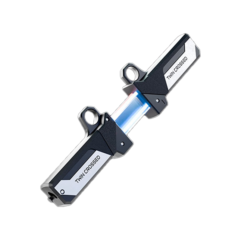 MAILE KID Dual Insert Double-Blade Glowing Red and Blue Lightsaber Interstellar Battle Retractable Sword Toy for Boys Kids Birthday Gift