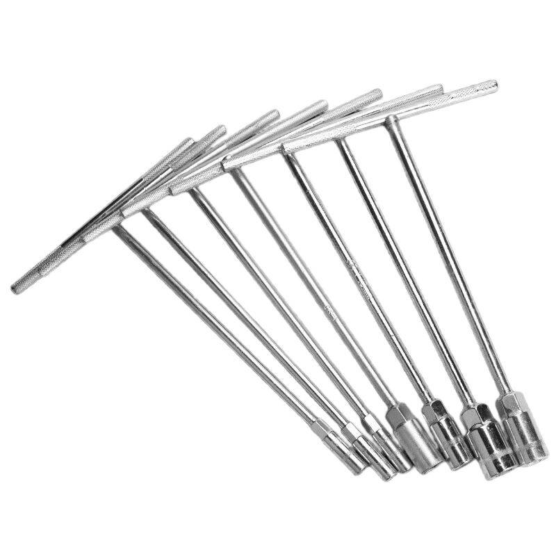 Bingyu BYW-712 Multifunctional T-Handle Extended Hex Socket Wrench Set 6-19mm 14-Piece
