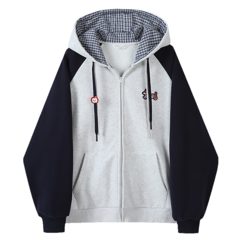 TonLion 2025 Autumn Women's Knitted Raglan Sleeve Long Hooded Coat