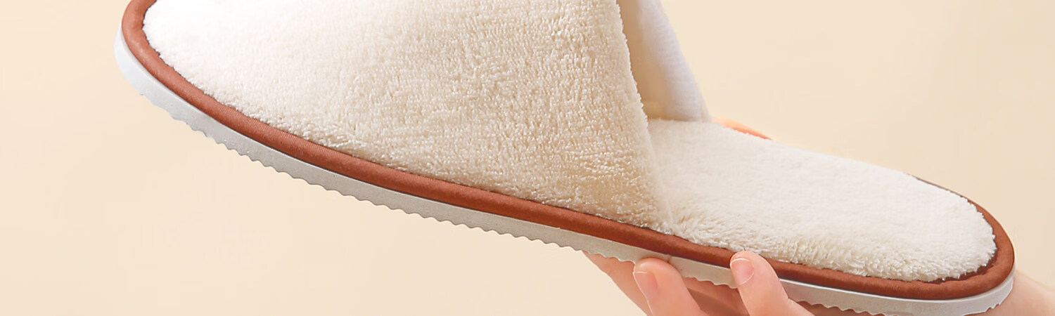 Guxu Disposable Cotton Slippers Thickened Non-Slip Winter Home Travel Hotel Use 96