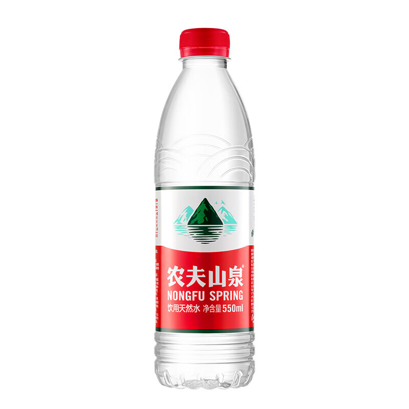 农夫山泉 饮用水 饮用天然水塑膜量贩装550ml*12瓶