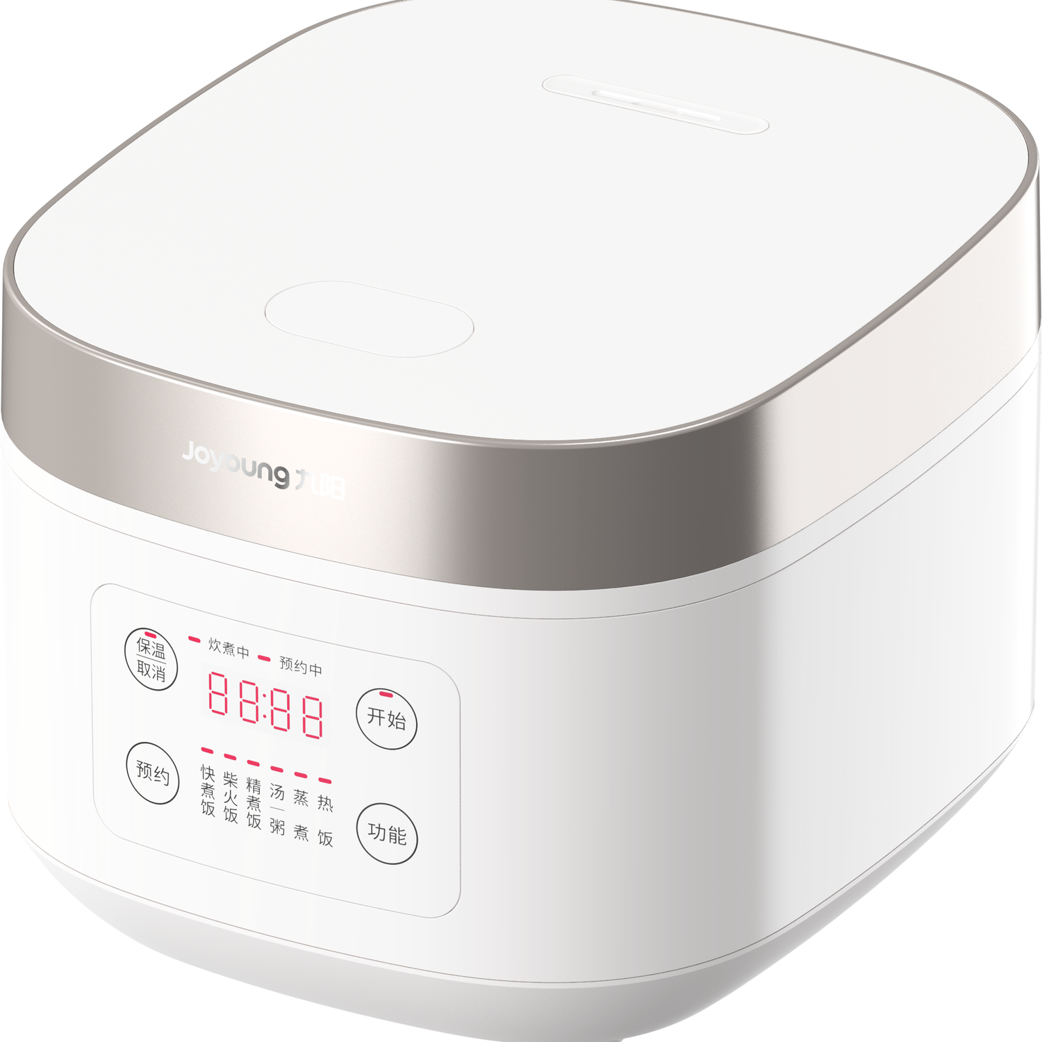Joyoung Newly Upgraded Crystal Diamond Original Non-Stick Inner Pot, High Power Wood-Fired Rice Cooker, 3L Capacity for 2-3 People, Low Pressure Multi-Function Electric Rice Cooker, NTC Smart Control Quick Cooking Rice, F-30FZ630B