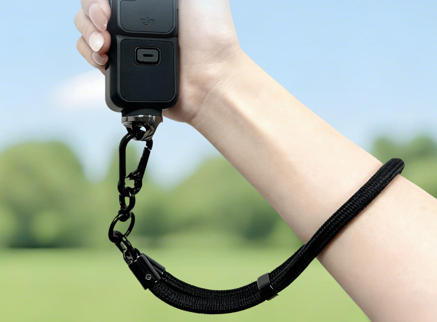 Shili Fan DJI Pocket 3 Black Lanyard Camera Wrist Strap Anti-Lost Wristband 2