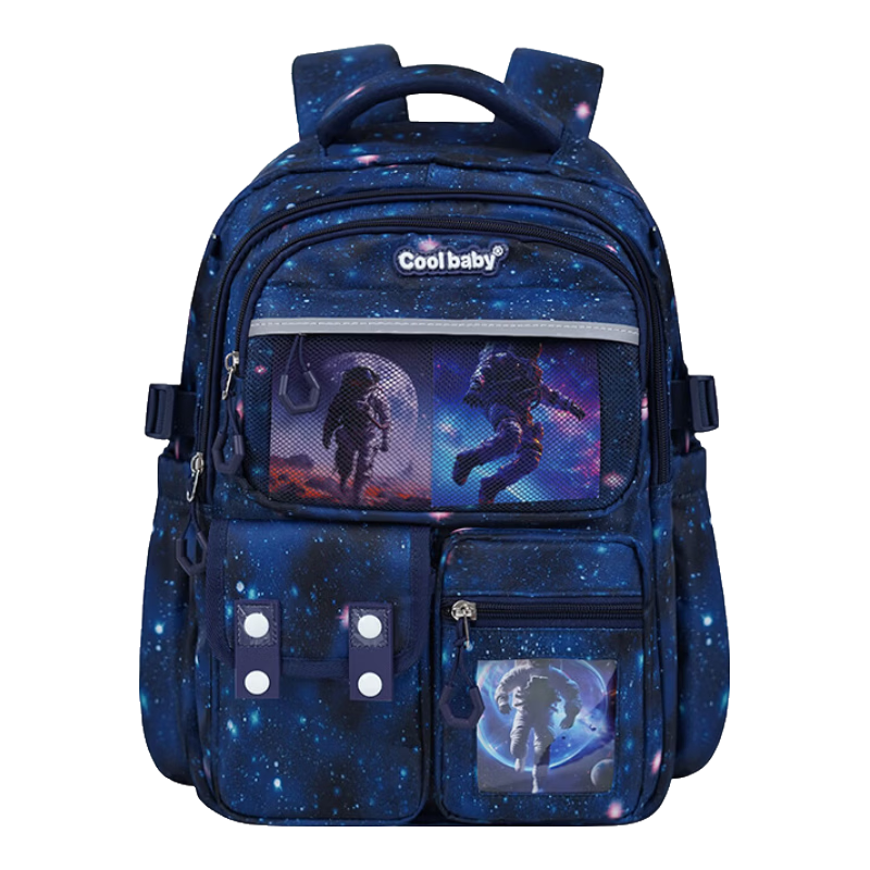 COOLBABY Primary School Backpack Children Ergonomic Lightweight Large Capacity Boys Girls Grades 4-6 Stylish Double Shoulder Bag