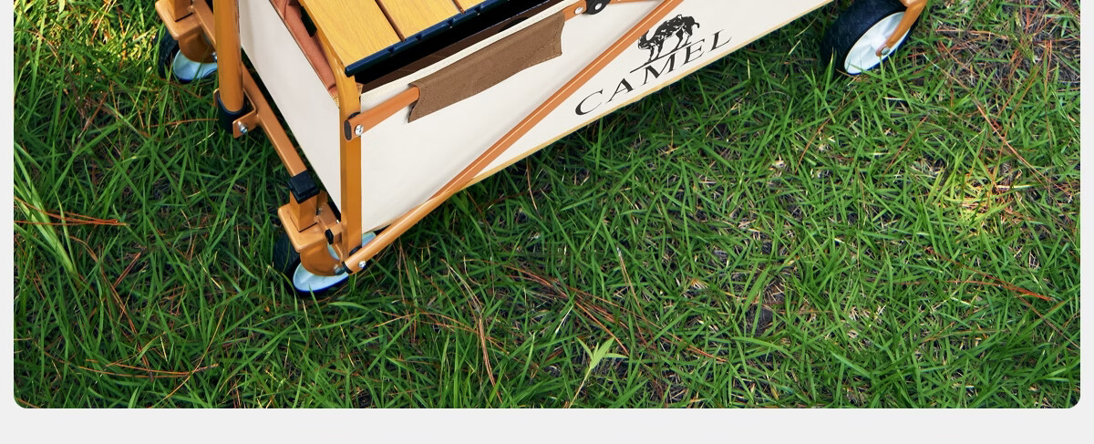 CAMEL Camping Car Accessory Tableboard Foldable Portable Carbon Steel Tableboard Wood Grain Color 7