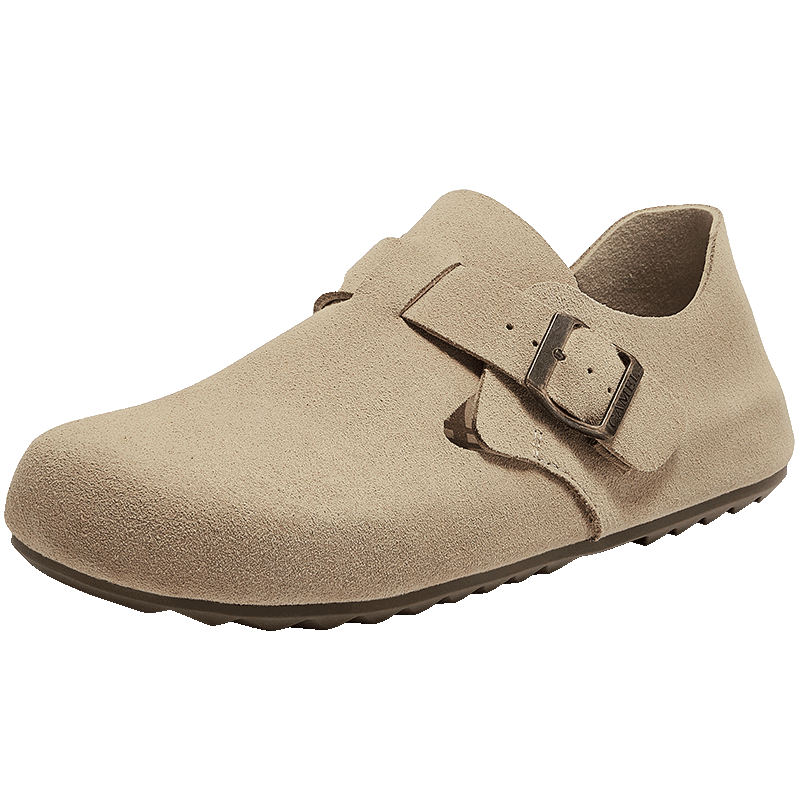 CAMEL Women's Birkenstock Style Comfortable Casual Slip-On Sandals Open Toe Shoes L25S700036 Apricot Size 37