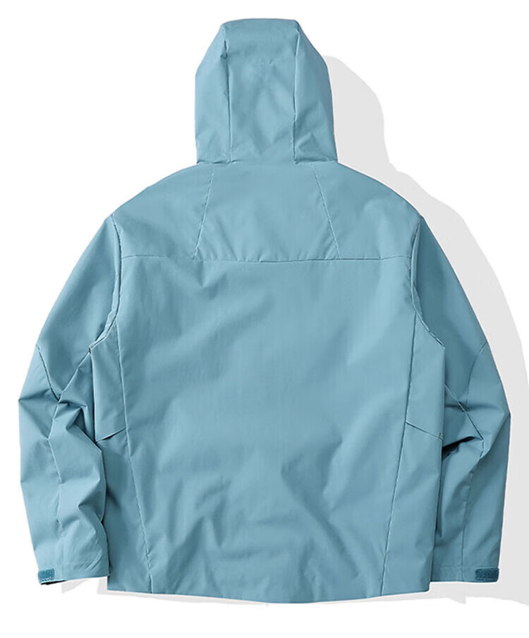 JEEP SPIRIT Unisex Outdoor Softshell Jacket Spring Windproof Hiking Coat Mustard Gray 2XL 19