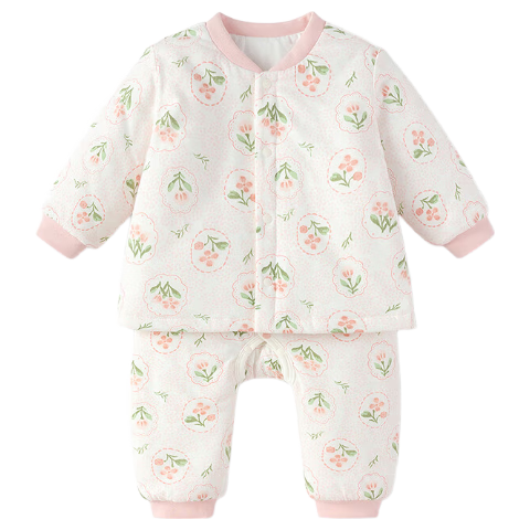 BALABALA BalaOne Baby Outfit Set, Infant Pajamas, Long-Sleeve Loungewear for Boys And Girls, Quilted, 208425134202