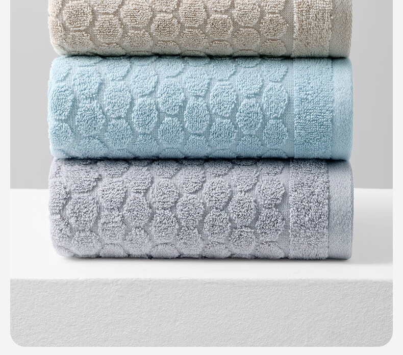 MUJI Children's Towels 3-Pack 10A Antibacterial Xinjiang 100% Pure Cotton Baby Soft Skin-Friendly Saliva Towels 5