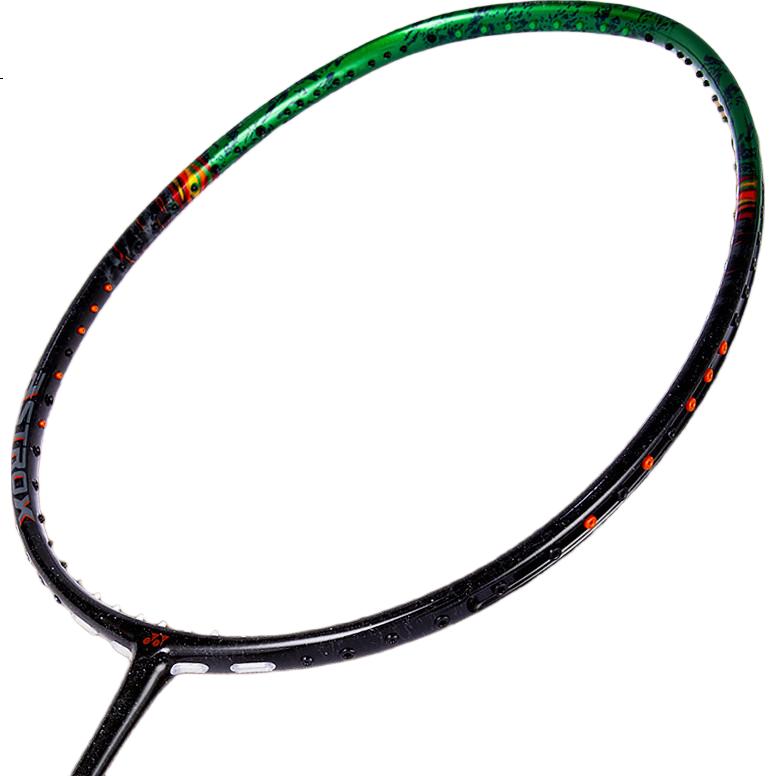 Профессиональная ракетка для бадминтона YONEX Tianfu Offensive AX99PRO, полнокарбоновая, для соревнований, новая модель, черная с зеленым, 4U5 (без струн)