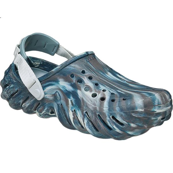 CROCS Marble Pattern Clogs | 208454 Black Sand Gray/Multicolor - 0LE Size 43 (270mm)