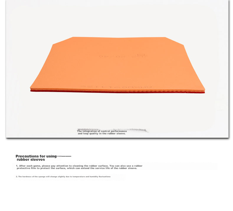 DHS Provincial Kuangbiao 3 Provincial Kuang 3 Rubber Set, Table Tennis Rubber, Inverted Rubber, Black, 40 Degrees, 2.2mm 5