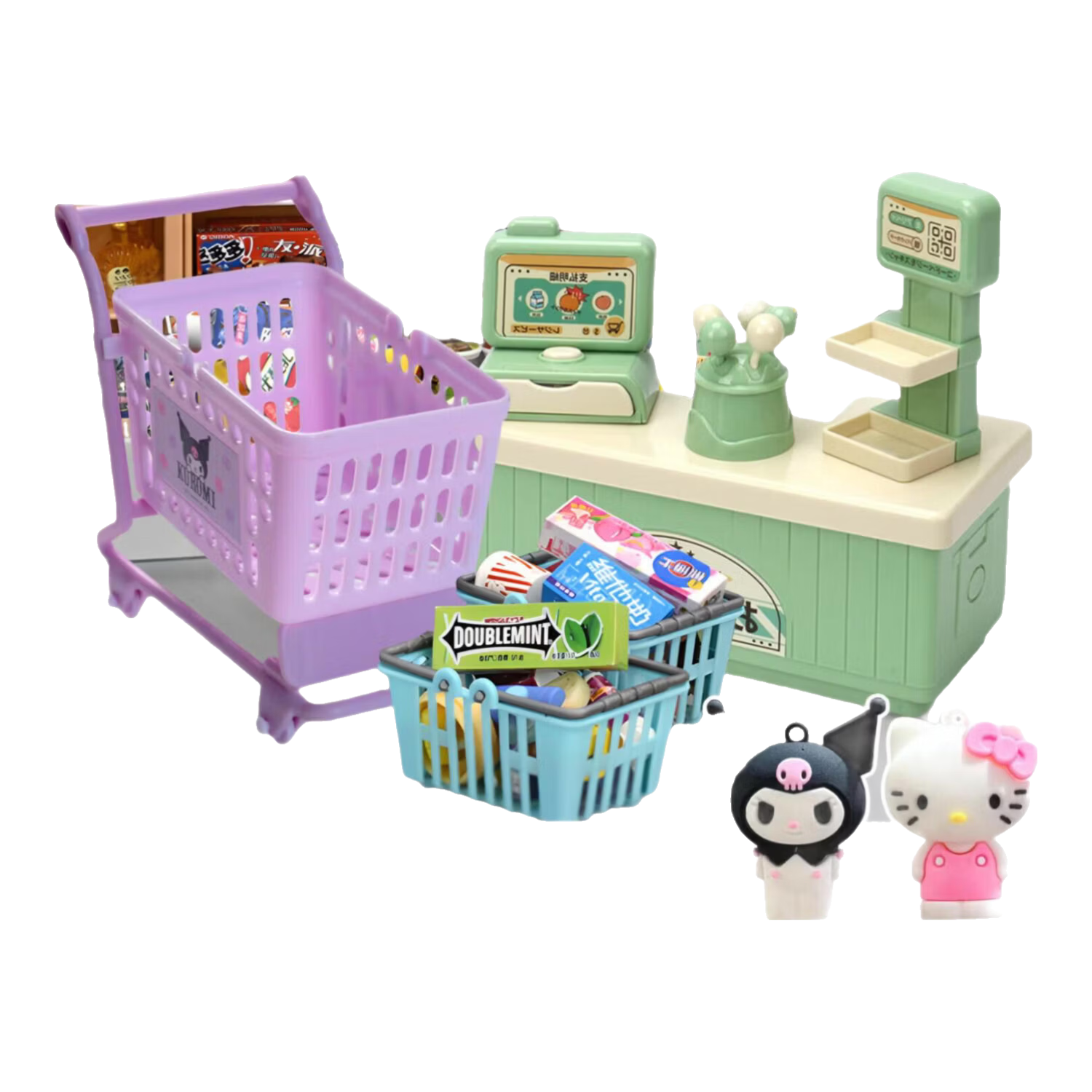 Murcia Mini Supermarket Complete Set Boys and Girls Educational Fun Supermarket Toy Birthday Gift