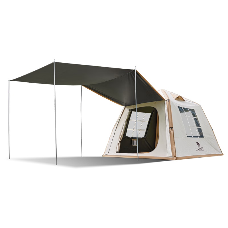 CAMEL Liuyun Xiaozhu Fully Automatic Inflatable Tent Outdoor Folding Portable Camping Complete Overnight Rainproof Tent 4008