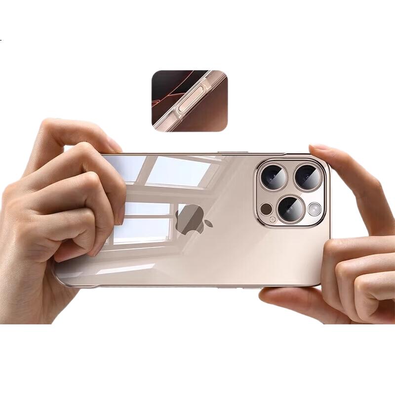 Чехол-накладка DIVI для Apple iPhone 17 Pro Max, прозрачный, противоударный, с защитой камеры, материал PC