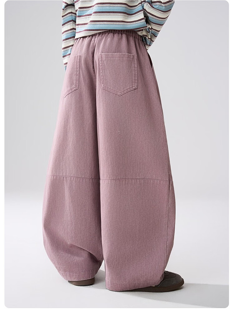ASK JUNIOR Kids Pants 2026 Spring New Boys' Loose Fit Denim Sports Casual Straight Leg Trousers 9