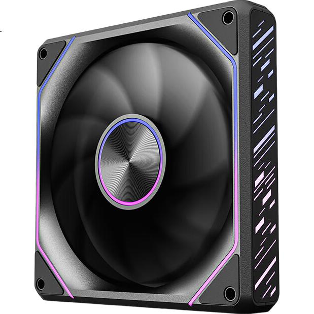 Компьютерный вентилятор Aigo Starry Moon PRO, 12 см, ARGB подсветка, ШИМ-управление скоростью, магнитное подключение