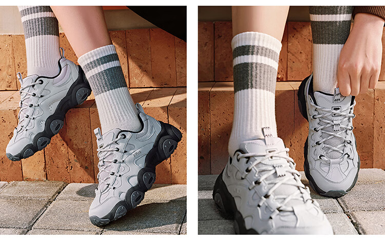 FILA Official Cat Paw 7th Generation Women's Dad Shoes 2026 Thick Sole Casual Sports Shoes 15