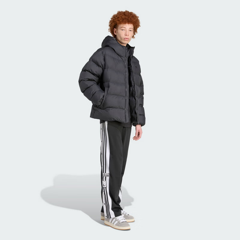 Adidas Originals Men's COMMERCIAL PUFF Short Puffer Jacket JX4123 Black 2XL 3