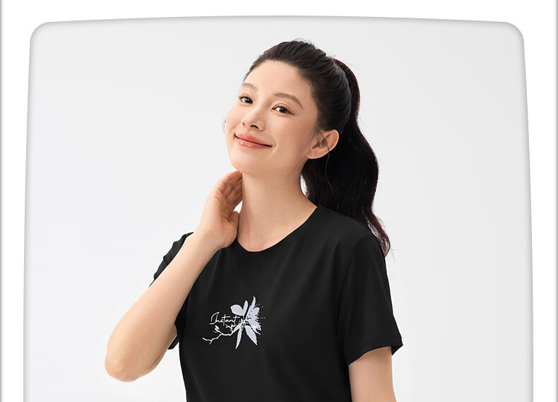 361° Women's Short Sleeve Spring Summer New Sports T-Shirt Quick-Dry Loose Casual Running Top 662624113-3 25