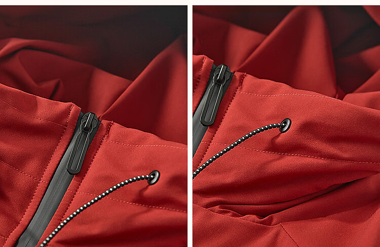 Demana [Three-Proof Black Technology] Winter 90% Duck Down Hooded Non-Detachable Elastic Hem Cloud Grid Taped Women's Down Jacket 2