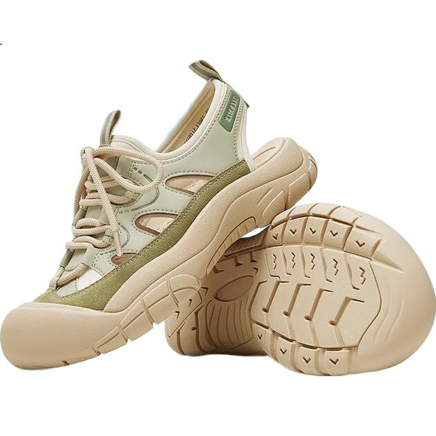 TEENMIX Casual Women's Shoes, Ladies' Outdoor Sports Shoes, Gray (Upgraded Waterproof), Size 37
