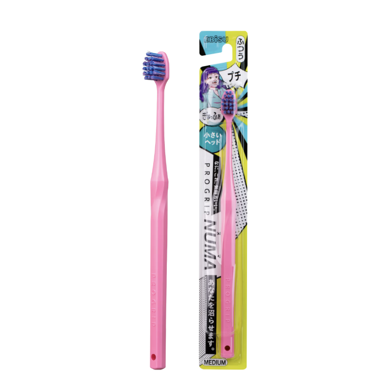 Huibaishi Numa Adult Small Head Toothbrush Lively Deep Clean Gum Care Dopamine 1 Piece Color Random